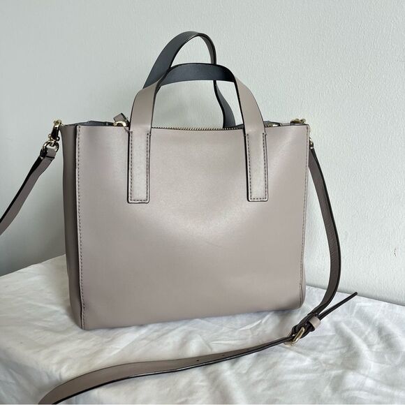 KATE SPADE Grey Tote Satchel Putman Drive Mini Nelle Crossbody Leila Knott - Picture 4 of 10